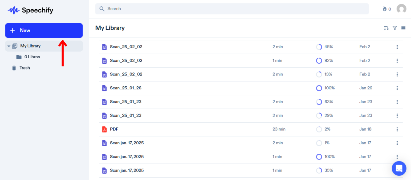 How to Upload on the Speechify Web App
